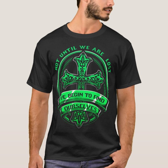 Camiseta Celebrar la recuperación de la ropa de citas cruza (Anverso)