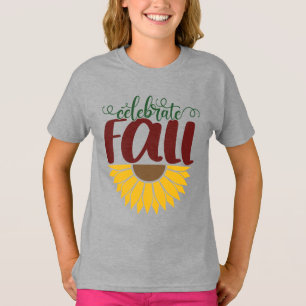 Camiseta Celebrar la temporada otoño