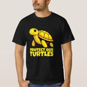 Camiseta Celebrar la vida marina con arte único de tortuga