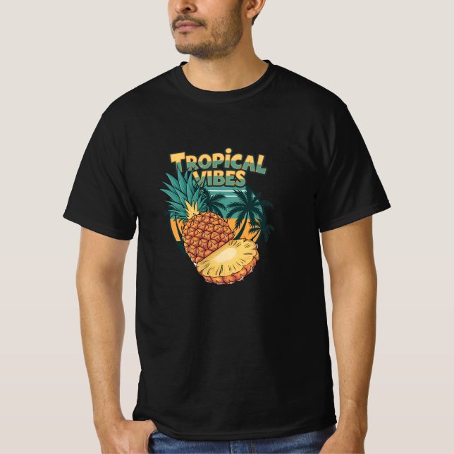Camiseta Celebrar las batatas dulces con pintura de piña (Anverso)