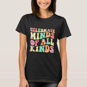 Camiseta Celebrar Las Mentes De Todo Tipo De Autismo De Sal