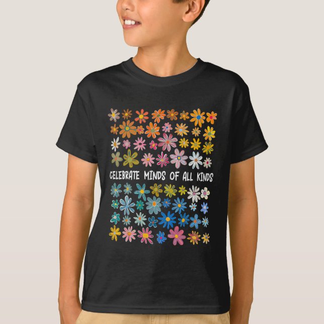 Camiseta Celebrar Mentes De Todo Tipo (Anverso)