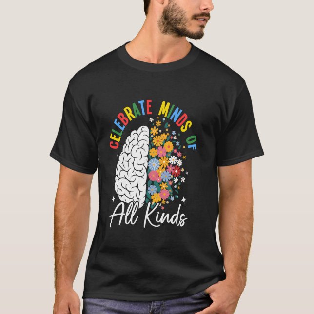 Camiseta Celebrar Mentes De Todo Tipo (Anverso)