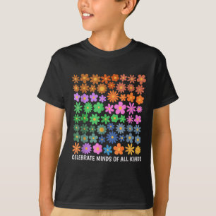Camiseta Celebrar Mentes De Todo Tipo De Autismo De Neurodi