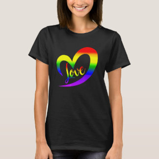 Camiseta Celebrar Orgullo con amor Lgbt Orgullo Arcoiris mi