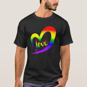 Camiseta Celebrar Orgullo con amor Lgbt Orgullo Arcoiris mi