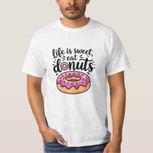 Camiseta Celebrar postres con arte donut