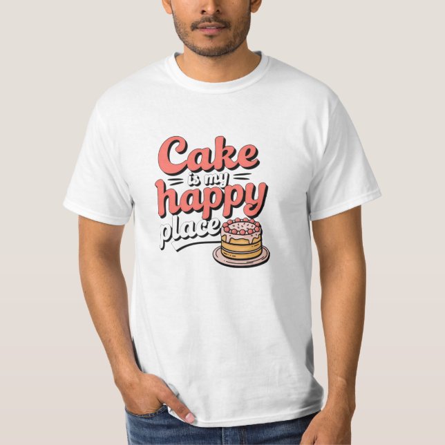 Camiseta Celebrar postres con pasteles (Anverso)