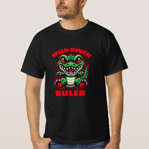 Camiseta Celebrar reptiles con diseños de crocos extravagan