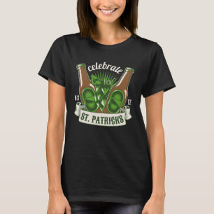 Camiseta Celebrar St Patricks Beer Irish Irland