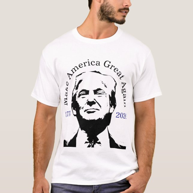Camiseta Celebrate America 250 and President Trump #16 (Anverso)