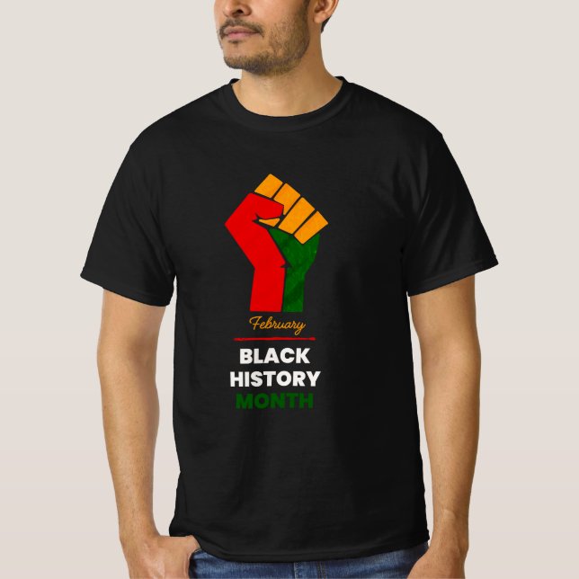 Camiseta Celebrate Black History Month (Anverso)