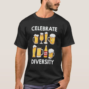 Camiseta Celebrate Diversity Beer Drinker Craft Beer 1