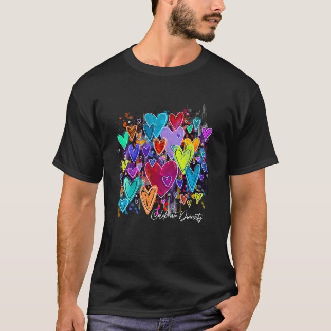 Camiseta Celebrate Diversity what makes us different is our (Anverso)