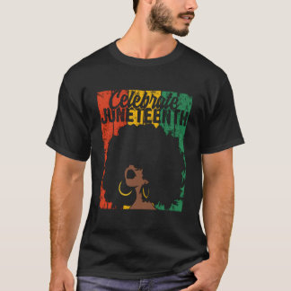 Camiseta Celebrate Junenth African Colors