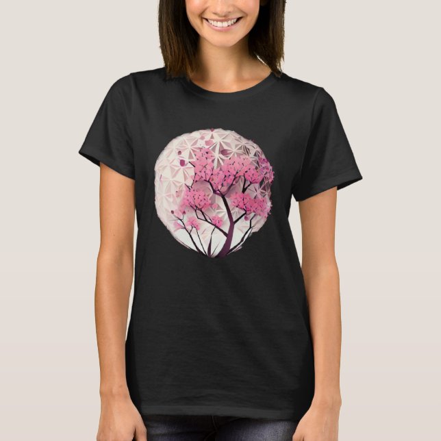 Camiseta Celebrate Life and Renewal with a Cherry Blossom G (Anverso)