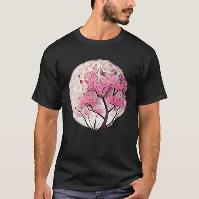 Camiseta Celebrate Life and Renewal with a Cherry Blossom G (Anverso)