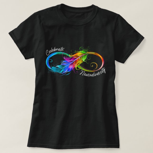 Camiseta Celebrate Neurodiversity ADHD Deserve Appreciation (Diseño del anverso)