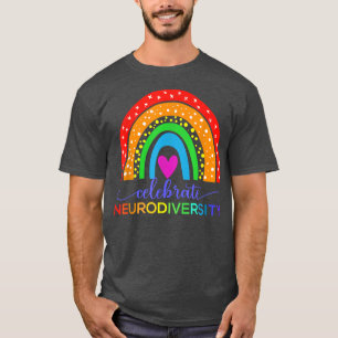 Camiseta Celebrate Neurodiversity Autism Spectrum ASD ADHD