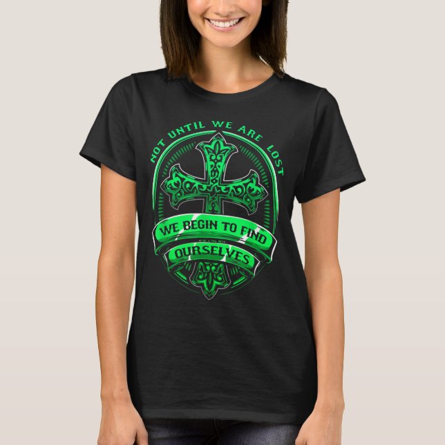 Camiseta Celebrate Recovery Christian Cross Quote Apparel (Anverso)