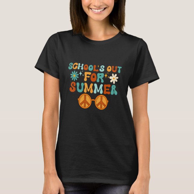 Camiseta Celebrate Summer Break with the School s Out for S (Anverso)
