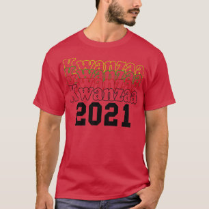 Camiseta Celebrating Black African American Happy Kwanzaa 