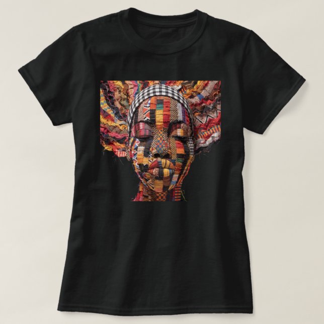 Camiseta Celebrating Colorful Black Women T-Shirt (Diseño del anverso)