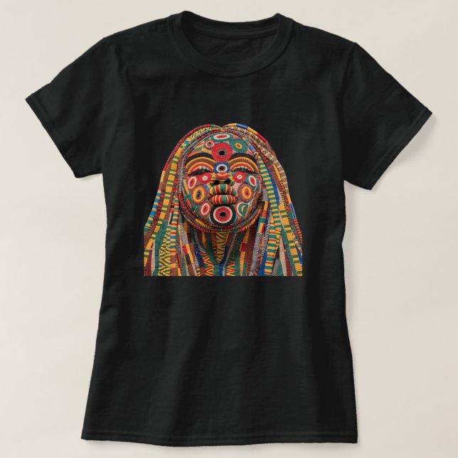 Camiseta Celebrating Colorful Black Women T-Shirt (Diseño del anverso)