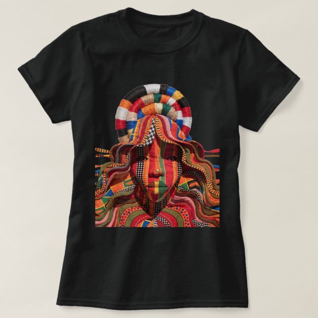 Camiseta Celebrating Colorful Black Women T-Shirt (Diseño del anverso)