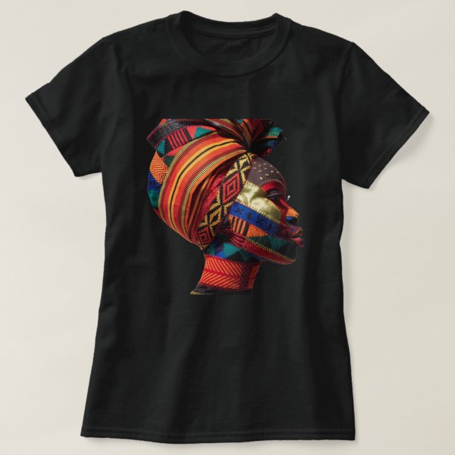 Camiseta Celebrating Colorful Black Women T-Shirt (Diseño del anverso)
