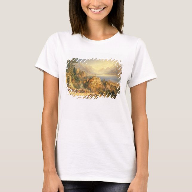 Camiseta Celebrating the Grape Harvest, Lake Orta, North It (Anverso)