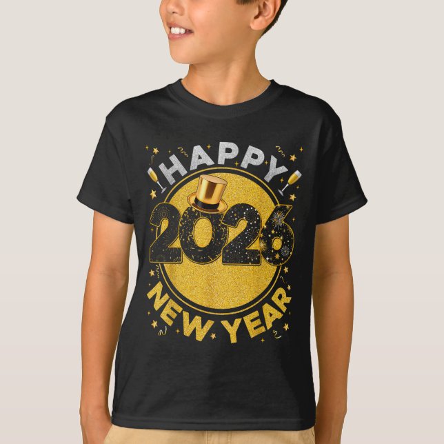 Camiseta Celebration Happy New Year Eve 2026 Party Men Wome (Anverso)