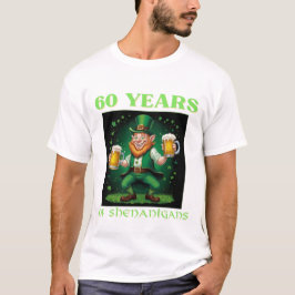 Camiseta Celebratory Saint Patrick's 60th Birthday Mileston