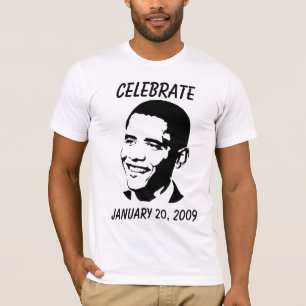 Camiseta Celebre el día de inauguración de presidente Oba