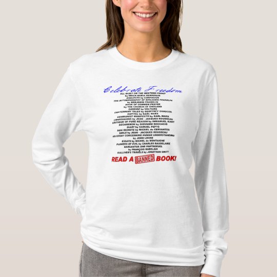Camiseta ¡Celebre la libertad! ¡Lea un libro PROHIBIDO!