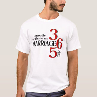Camiseta ¡Celebren el matrimonio 365!