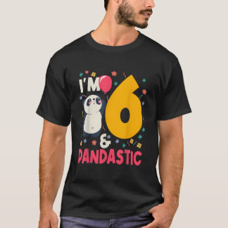 Camiseta CELEBRO MIS 6 Pandástico Panda Py 6º