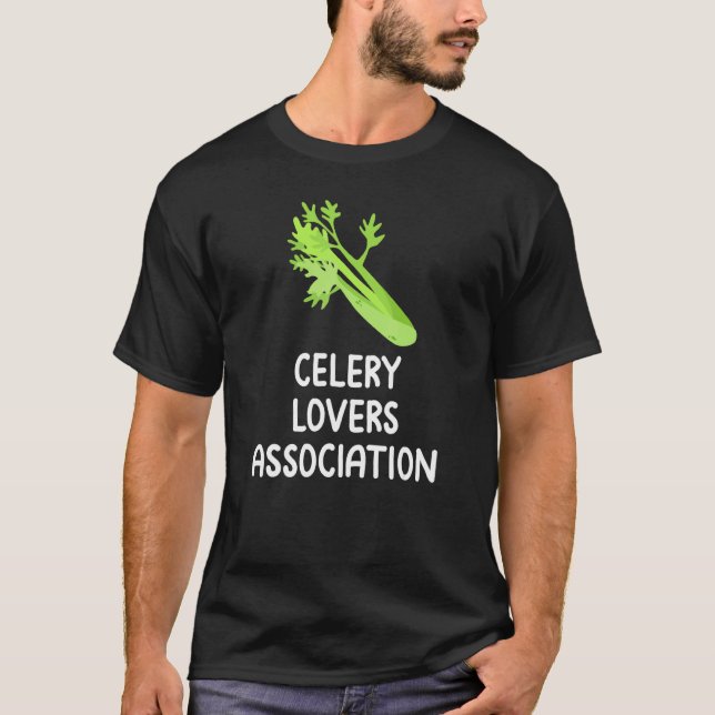Camiseta Celery  Association Vegerable Fan Club Eat Veggies (Anverso)