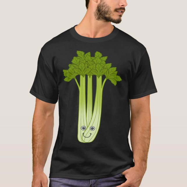 Camiseta Celery Fan Ironic Saying Vegetables Leek Food (Anverso)