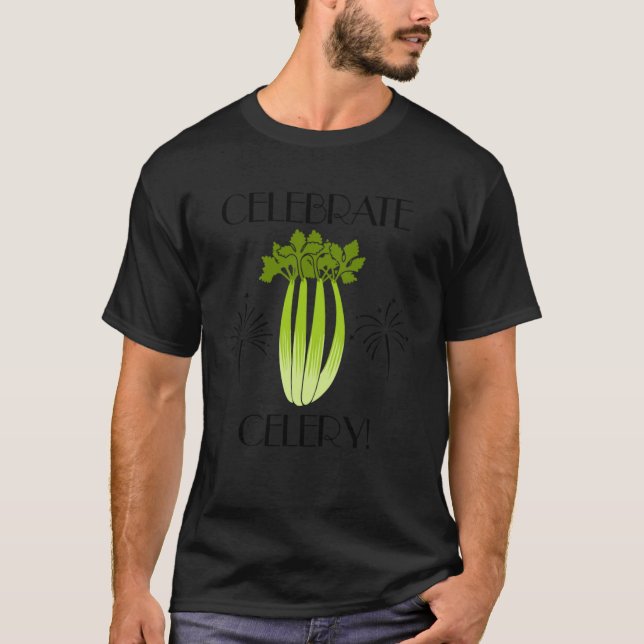 Camiseta Celery Food Healthy Vegetables (Anverso)