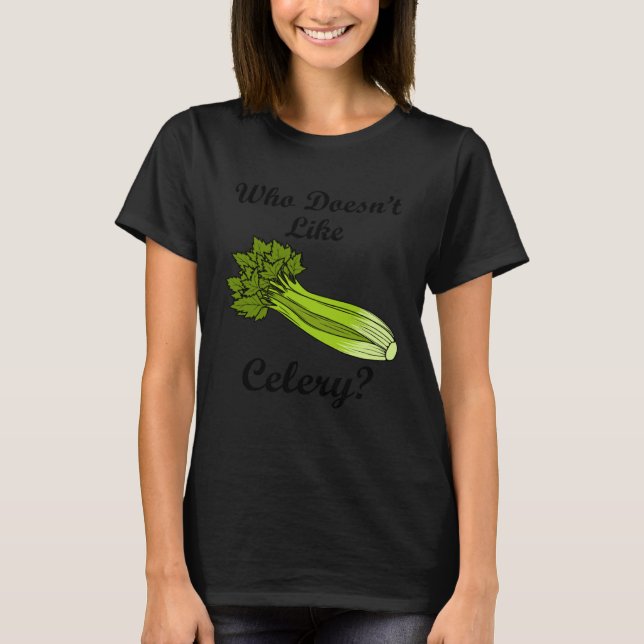 Camiseta Celery Food Vegetable Delicious Leek (Anverso)