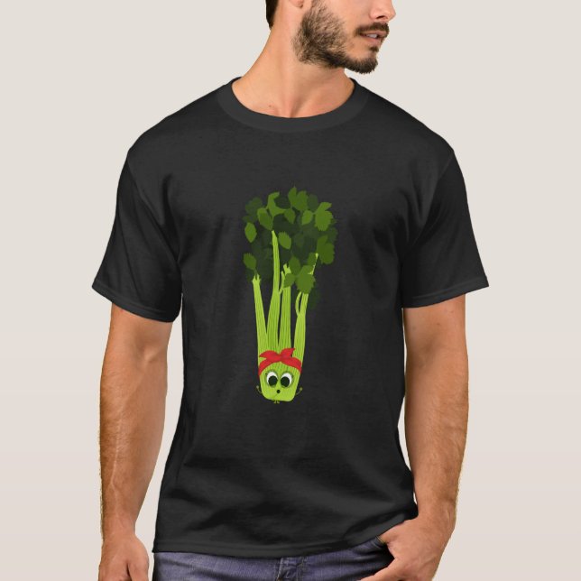 Camiseta Celery Mom Vegetable Mothers' Day Gardener (Anverso)