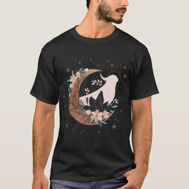 Camiseta Celestial Cockatiel vintage (Anverso)