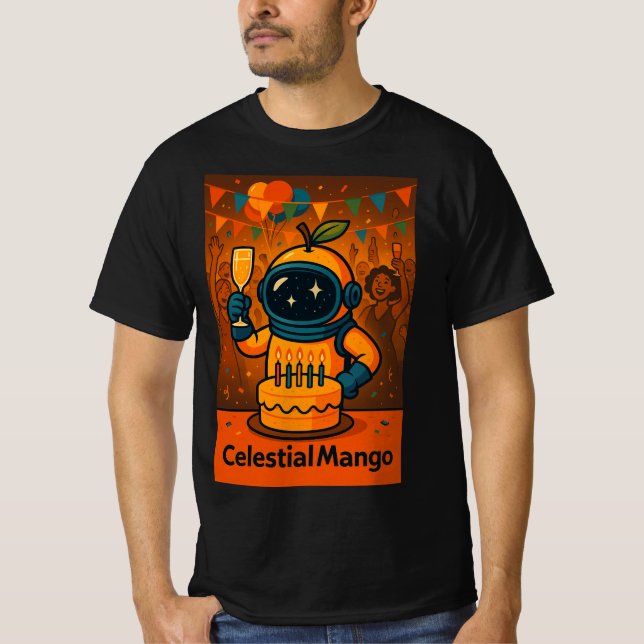 Camiseta celestial mango (Anverso)