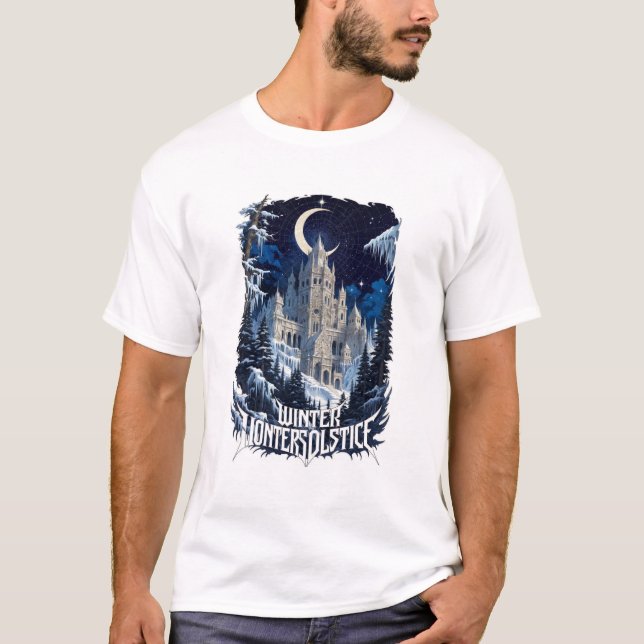 Camiseta Celestial Winter Temple T-Shirt, Premium (Anverso)