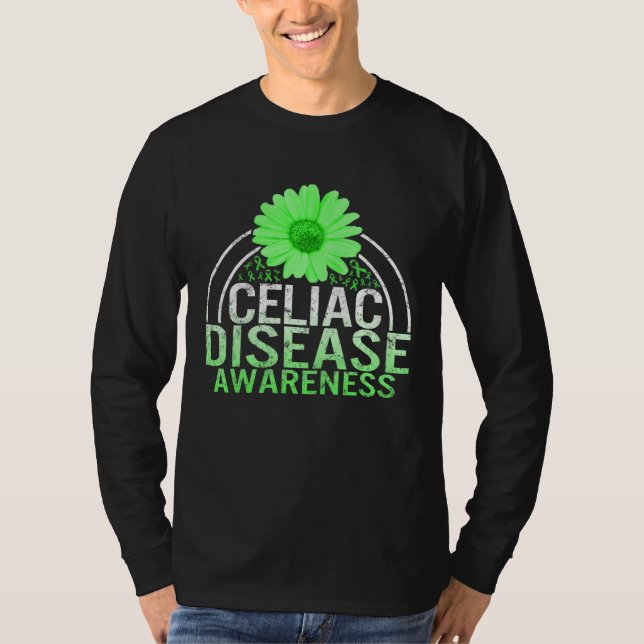 Camiseta Celiac Awareness Autoinmune Warrior Sunflo (Anverso)