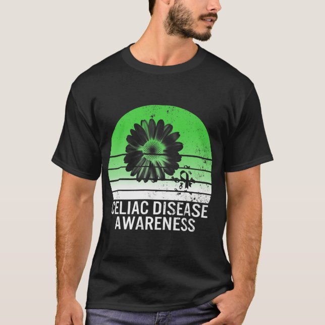 Camiseta Celiac Awareness Autoinmune Warrior Sunflo (Anverso)