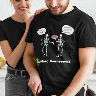 Camiseta Celiac Awareness Funny GF Gift Green Ribbon