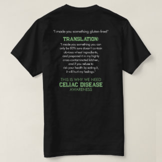Camiseta Celiac Disease Awareness Funny T-Shirt
