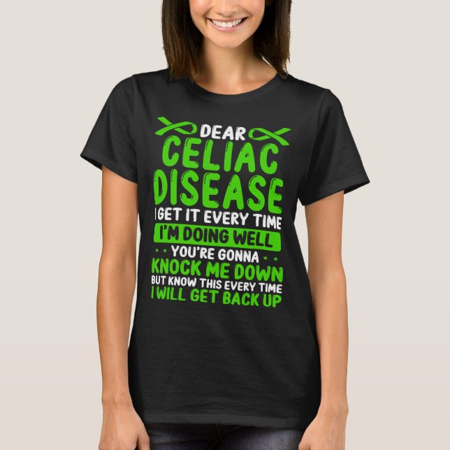 Camiseta Celiac Disease Awareness Month Disease Ribbon (Anverso)